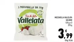 Conad Margherita Mozzarella vallelata Galbani offerta