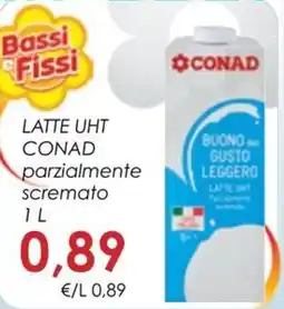 Conad Margherita Latte UHT parzialmente scremato CONAD offerta
