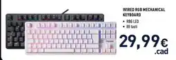 Unieuro Wired RGB Mechanical Keyboard offerta