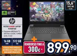 Unieuro HP Victus Gaming Laptop offerta