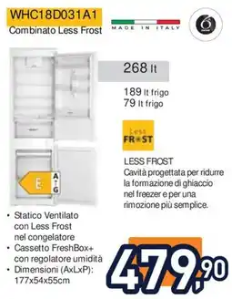 Unieuro Combinato Less Frost offerta