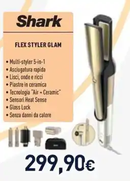Unieuro Shark Flex Styler Glam offerta