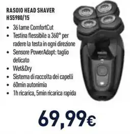 Unieuro Rasoio head shaver offerta