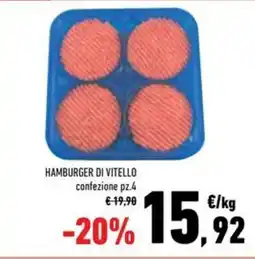 Conad Superstore Hamburger di vitello offerta