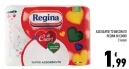 Conad Margherita Asciugatutto decorato Regina di cuori offerta