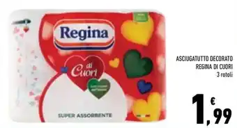 Asciugatutto decorato Regina di cuori