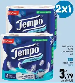 Conad Margherita Carta igienica Tempo Comfort offerta
