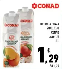 Conad Margherita Beveranda senza zucchero Conad assortiti offerta