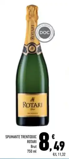 Conad Margherita Spumante Trentodoc Rotari Brut offerta
