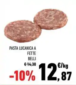 Conad City Pasta lucanica a fette belli offerta