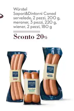 Spazio Conad Würstel Saporidintorni Conad offerta