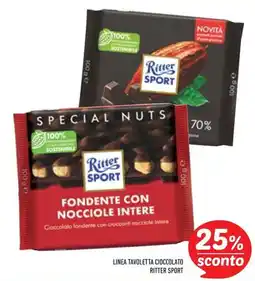 Conad City Ritter Sport fondente con nocciole intere offerta