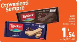 Conad City Wafer Loacker assortiti offerta