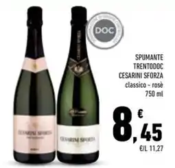 Conad Superstore Spumante Trentodoc Cesarinisforza classico - rosè offerta