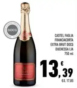 Conad Superstore Castel Faglia Franciacorta Extra Brut DOCG Duchessa Lia offerta