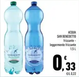 Conad Superstore Acqua San Benedetto frizzante offerta