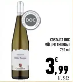 Conad City Costalta Müller Thurgau offerta