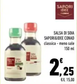 Conad City Salsa di soia classica - meno sale offerta