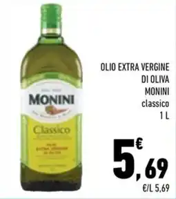 Conad City Olio extra vergine di oliva Monini classico offerta