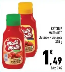 Conad City Ketchup Matomato classico - piccante offerta