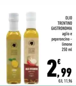 Conad City Olio Trentino Gastronomia aglio e peperoncino - limone offerta