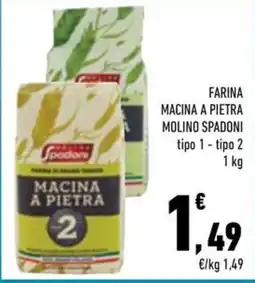 Conad City Farina macina a pietra molino spadoni offerta