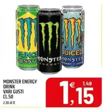 Monster Energy Drink vari gusti