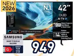 Unieuro Samsung Smart TV OLED 4K offerta