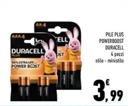Conad City Pile plus powerboost duracell offerta