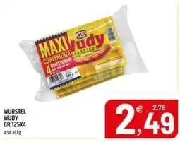 Ard Discount Wurstel Wudy offerta