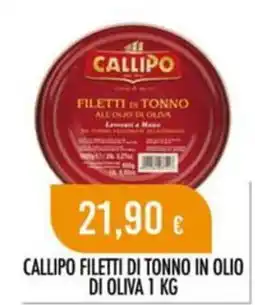 Scelgo Callipo filetti di tonno in olio di oliva offerta