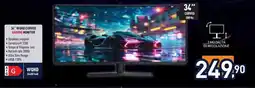 Unieuro 34" WQHD Curved Gaming Monitor offerta
