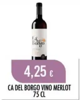 Scelgo Ca del Borgo vino merlot offerta