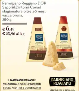 Spazio Conad Parmigiano Reggiano DOP Sapori&Dintorni Conad offerta