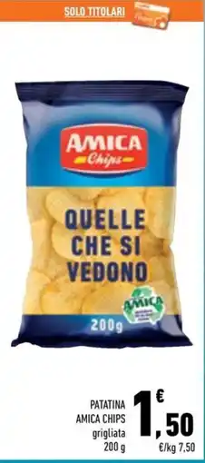 Conad City Patatina Amica Chips grigliata offerta