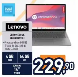 Unieuro Lenovo Chromebook offerta