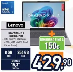 Unieuro Lenovo IDEAPAD SLIM 3 offerta