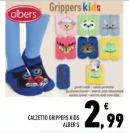 Conad Superstore Calzetto Grippers Kids Alber's offerta
