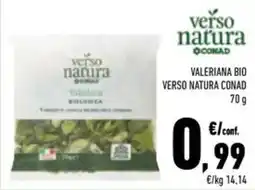 Conad Superstore Valeriana bio Verso Natura Conad offerta
