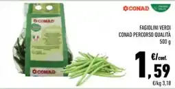 Conad Superstore Fagiolini verdi Conad Percorso Qualità offerta