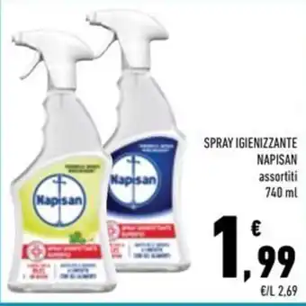Spray igienizzante Napisan assortiti