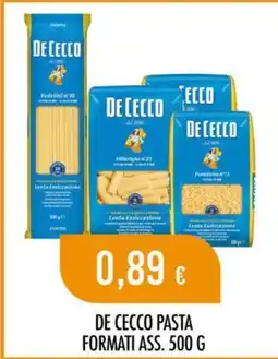 Scelgo De Cecco pasta offerta