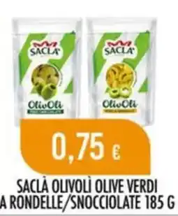 Scelgo Saclà olivoli olive verdi offerta