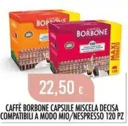 Scelgo Caffè Borbone capsule miscela decisa offerta