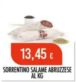 Scelgo Sorrentino salame abruzzese offerta