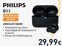 Unieuro Philips Auricolari TAQ2000 offerta