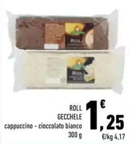 Conad City Roll Gecchele cappuccino - cioccolato bianco offerta