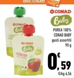 Conad City Purea 100% Conad Baby offerta