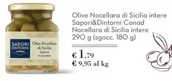 Olive Nocellara di Sicilia intere Sapori&Dintorni Conad Nocellara di Sicilia intere