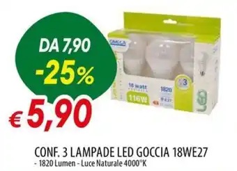 Lampade LED Goccia
